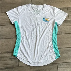 White and Teal V thumbnail 1