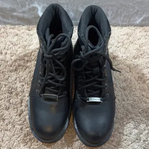 1520 | Harley-Davidson Leather Mesh Lace‎ Up Motorcycle Riding Boots Womens 6 thumbnail 3
