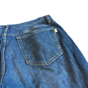 Oliver Logan Crosby Relaxed Taper Jeans Dark Wash Distressed Slow Denim Size 31 thumbnail 10