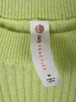 Daily Practice by Anthropologie Long-Sleeve Rib Cropped Jumper - Size - Medium thumbnail 7