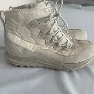 Merrell Womens Antora 3 Thermo Mid Winter Hiking Boots Cream Size 10.5 thumbnail 2
