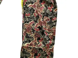 Free people goddess lounge pants size s satin x-wide leg floral paisley print thumbnail 3