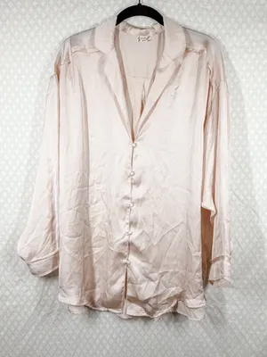 Free People Intimately‎ Light Pink Satin Love Until Tomorrow Top thumbnail 2