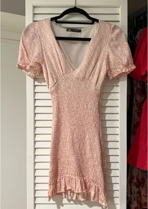 ZARA Floral Mini Dress thumbnail 1