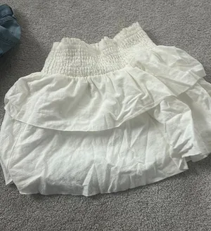 SheIn white summer skirt thumbnail 1