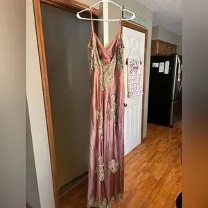 Sue Wong Silk Beaded Maxi Dress thumbnail 2