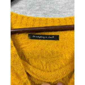 Mustard Fluffy Knit Poncho‎ Sweater Do Everything In Love One Size Fall thumbnail 2
