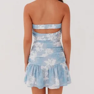 Peppermayo mini Corrine dress blue floral thumbnail 3