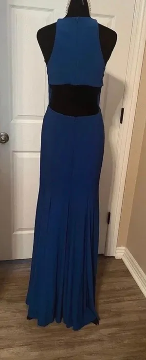 Blue formal evening dress thumbnail 1