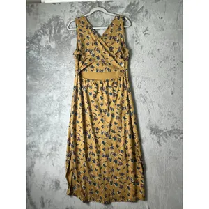 Kuhl Lyra Midi Dress Large Tuscan Sun Floral Print Sleeveless Outdoor Travel thumbnail 3