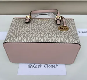 Michael Kors JST Extra-Small Top-Zip Tote Bag -Powder Blush Multi thumbnail 6