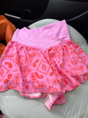 Aerie pink paisley shorts thumbnail 3