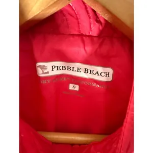 Pebble beach‎ quilted Full zip golf vest pink size small thumbnail 3