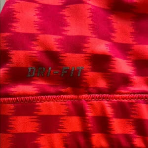 Nike Women's Pink & Orange Check Sports Bra thumbnail 4