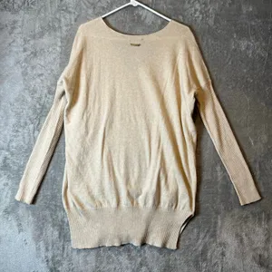 Twinset Sz M Oversized V Neck Sweater Wool Angora Hair Blend Women's‎ thumbnail 4