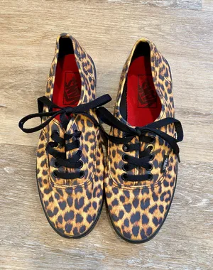 Vans Cheetah Print Shoes thumbnail 1