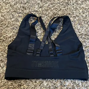 Gymshark Black Sports Bra Crossed Back Strap Small thumbnail 4