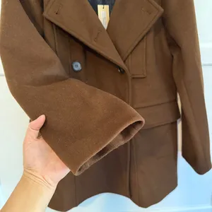 Rebecca Minkoff Pea Coat In Brown thumbnail 6