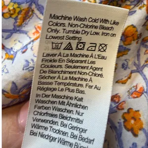 J.Crew Liberty Meadow Song Floral Smocked Cotton Poplin Midi Dress Blue Medium thumbnail 13