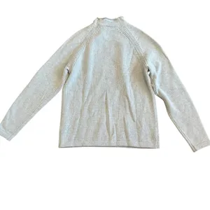 J. Crew Always Light Blue Merino Wool Pullover Sweater Mock Neck Cozy Sz Small thumbnail 7