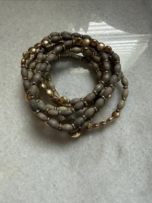 Plunder sage earthy multi stretch beaded bracelet fashion jewelry set new 8 pc thumbnail 8