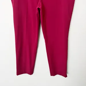 [ZARA] Red High Rise Straight Leg Ankle Length Trouser Work Career Pants NWT 10 thumbnail 7