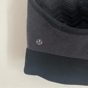 Lululemon Black Heathered Ebb & Flow Racerback Bra Reversible Size Small thumbnail 7