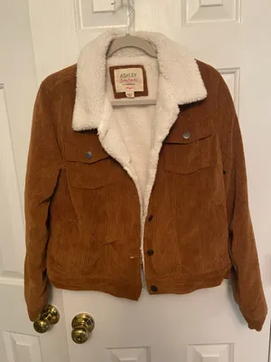Ashley by 26 International Brown corduroy jacket thumbnail 1