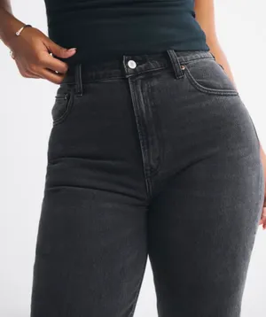 Abercrombie & Fitch Curve Love Ultra High Rise 90s Straight Jean Sz 8/29 thumbnail 3