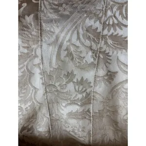 NWT Vintage Tibi Strapless Dress 2 Gold Damask Brocade Beaded‎ Floral Cocktail thumbnail 6