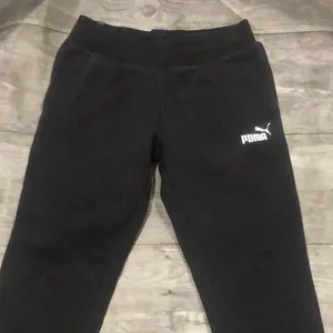 Puma black jogger sweatpants thumbnail 1