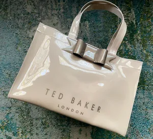 Ted Baker London nude medium PVC Icon bow tote bag thumbnail 1