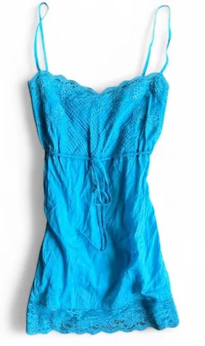 Express Women's Blue Beaded Fairy Tank thumbnail 1