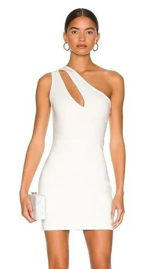Superdown Nava Asymmetrical Mini Dress thumbnail 1