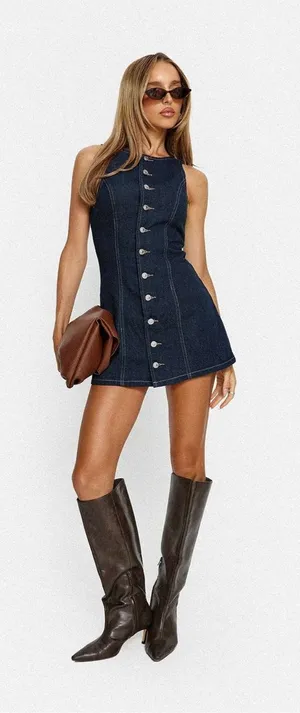 Denim Princess Polly Romper thumbnail 1