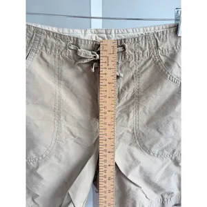 Columbia Womens Khaki Hiking Shorts Drawstring Outdoor Sz 8 thumbnail 8