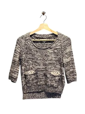Wilfred Patch Pocket Sweater Beige Size XS Neutral Spring Cropped Casual Boho thumbnail 2