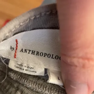 Anthropologie Nomad drawstring gray jogger pants, women's large thumbnail 2