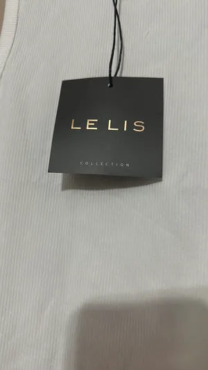 Le lis Extra small thong, bodysuit, NWT, White, ribbed thumbnail 3