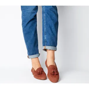 Kate Spade Berkeley Brown Tan Suede Tassel Loafers Flats Women’s 5.5 thumbnail 3
