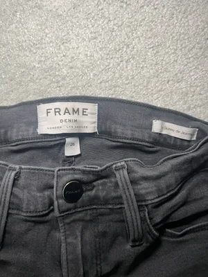 Le Skinny de Jeanna | Size 26 | Black Denim I Revolve Brand thumbnail 4