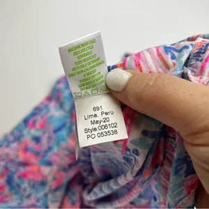 Lilly Pulitzer Womens‎ Size XS Ruffle Tank Top Scoop Neck Blouse Coastal Beach thumbnail 4