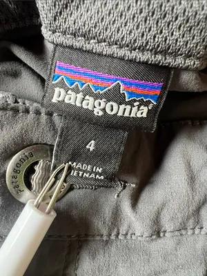 Patagonia Women's Charcoal Gray Athletic Shorts thumbnail 2