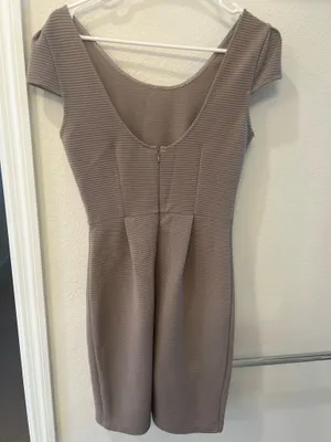 Le Sample Gray Cocktail Dress Size XS thumbnail 2