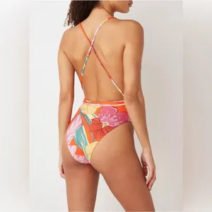 Maaji Camellia Reversible One-Piece Swimsuit, Size Large, $169 thumbnail 9