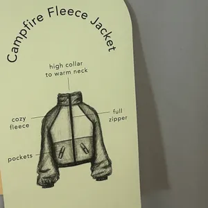 Cozy lilac Fleece Jacket XL thumbnail 6