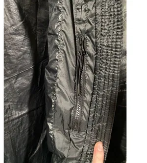 Nike Cascade Hooded Tech Down Puffer Black Quilted Coat Women's Medium thumbnail 7