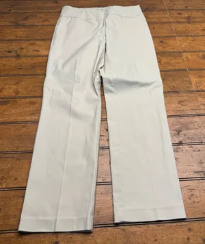 Up! Pants Womens Beige Wide Leg Stretch Pants Size 6 Made‎ in Canada thumbnail 1