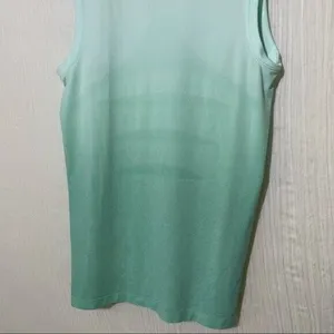 Slazenger Shirt Women's Size XS Mint Green Ombré Golf Active Wear Sleeveless thumbnail 5