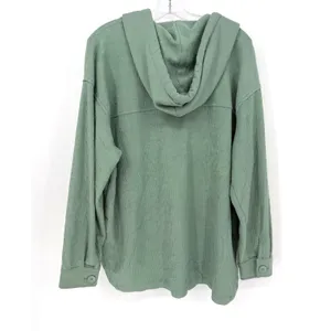 American Eagle Oversized Shacket Women Large Green Gorpcore Coastal Boho Earthy thumbnail 6